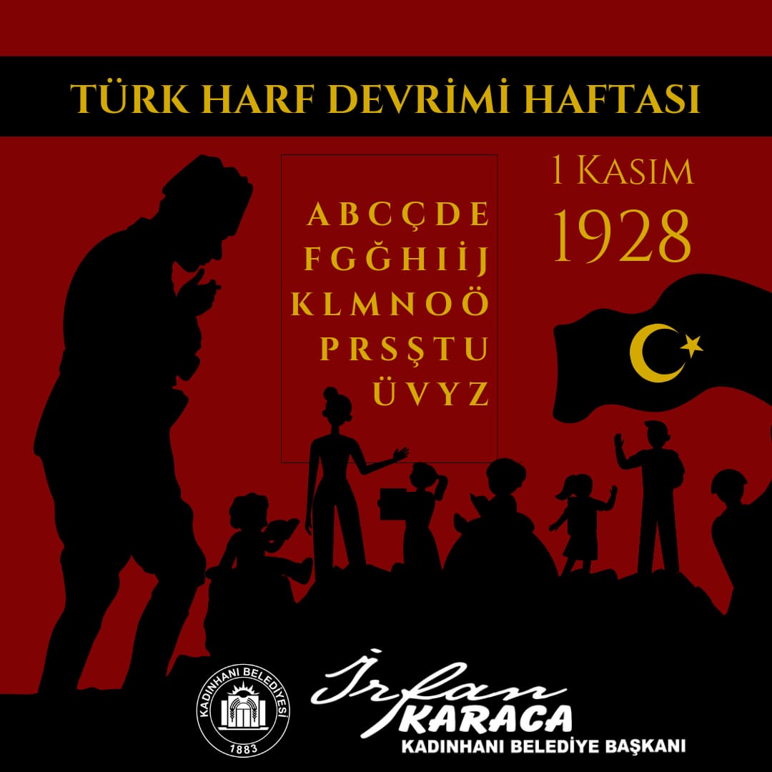 TÜRK HARF DEVRİMİ KUTLU OLSUN 